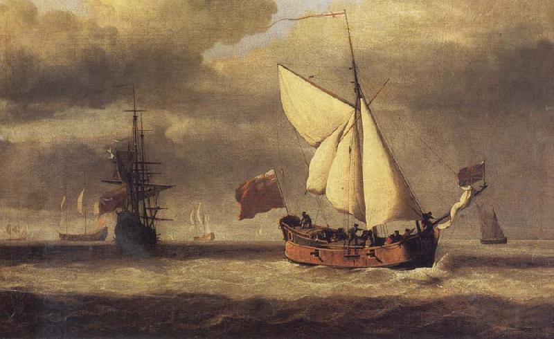 VELDE, Willem van de, the Younger The Yacht Royal Escape Close-hauled in a Breeze China oil painting art